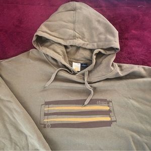 NEW XL ETNIES GREEN HOODIE